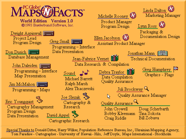 PC Globe Maps N Facts - About